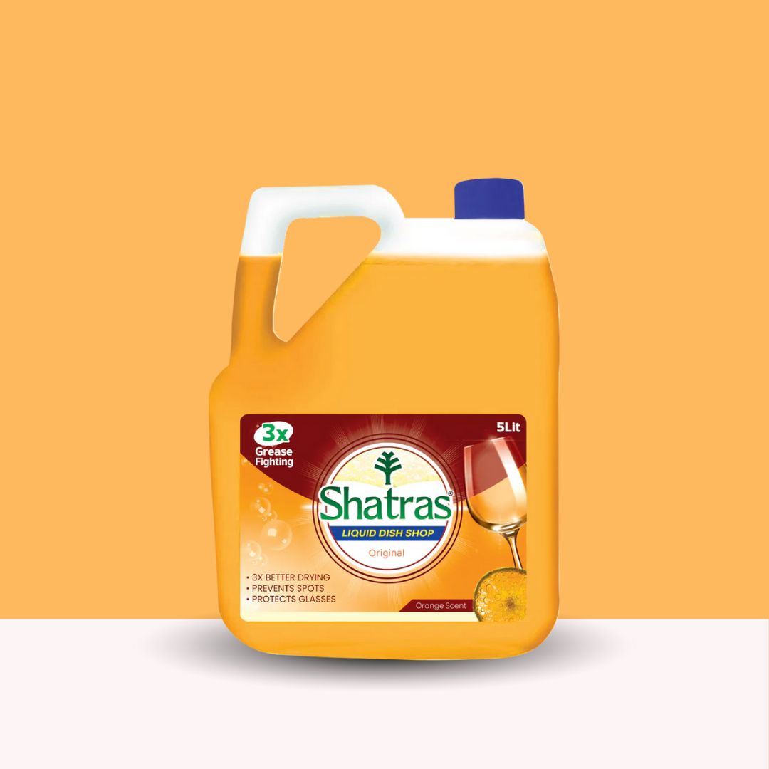 Shatras Lime Dishwash Liquid - (5L) || Dish Cleaning Liquid More Power Molecules Leaves No Residue, Grease Cleaner For All Utensils