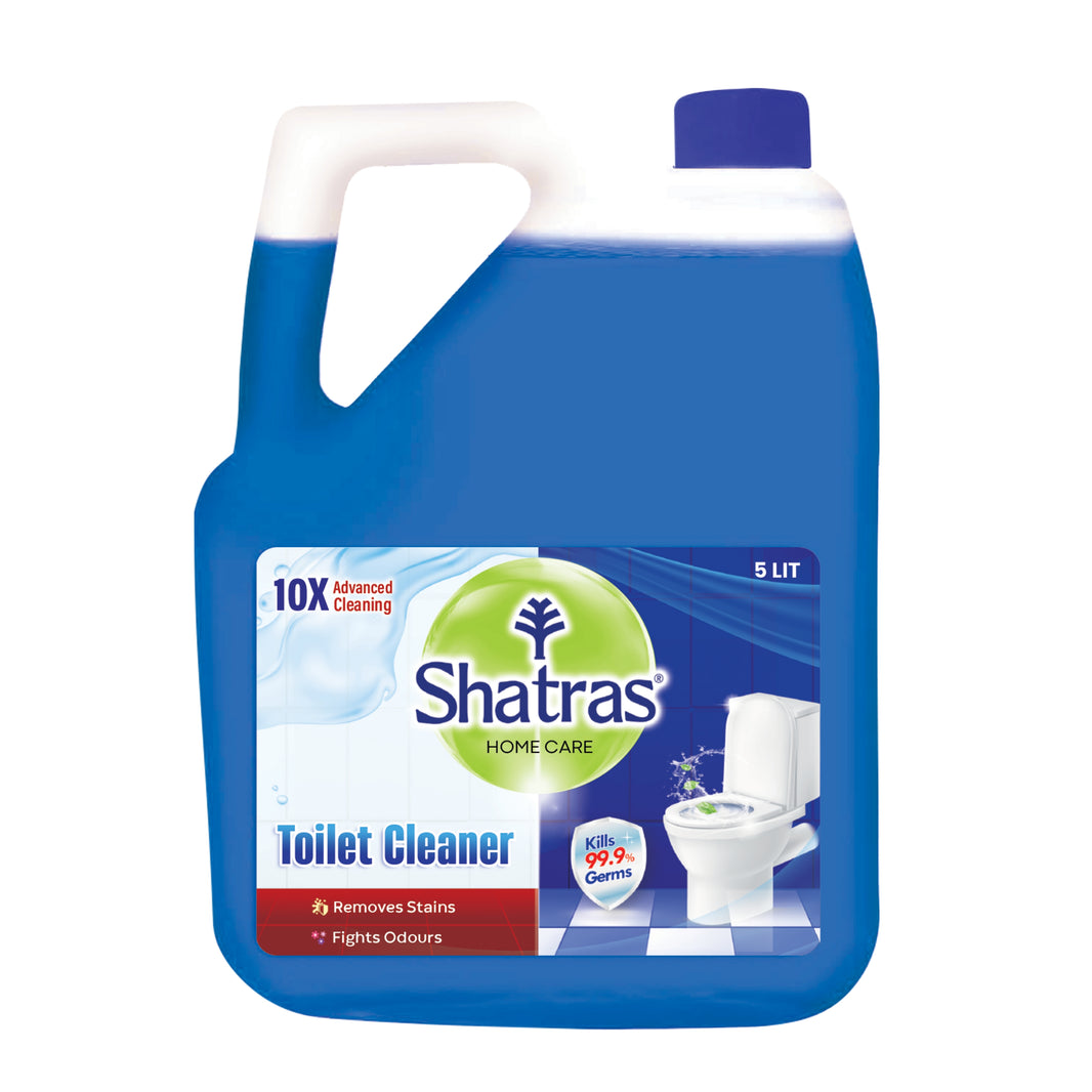 Shatras Disinfectant Toilet Bowl Cleaner - 5 L | Removes Toughest Stains With Sparkling Shine