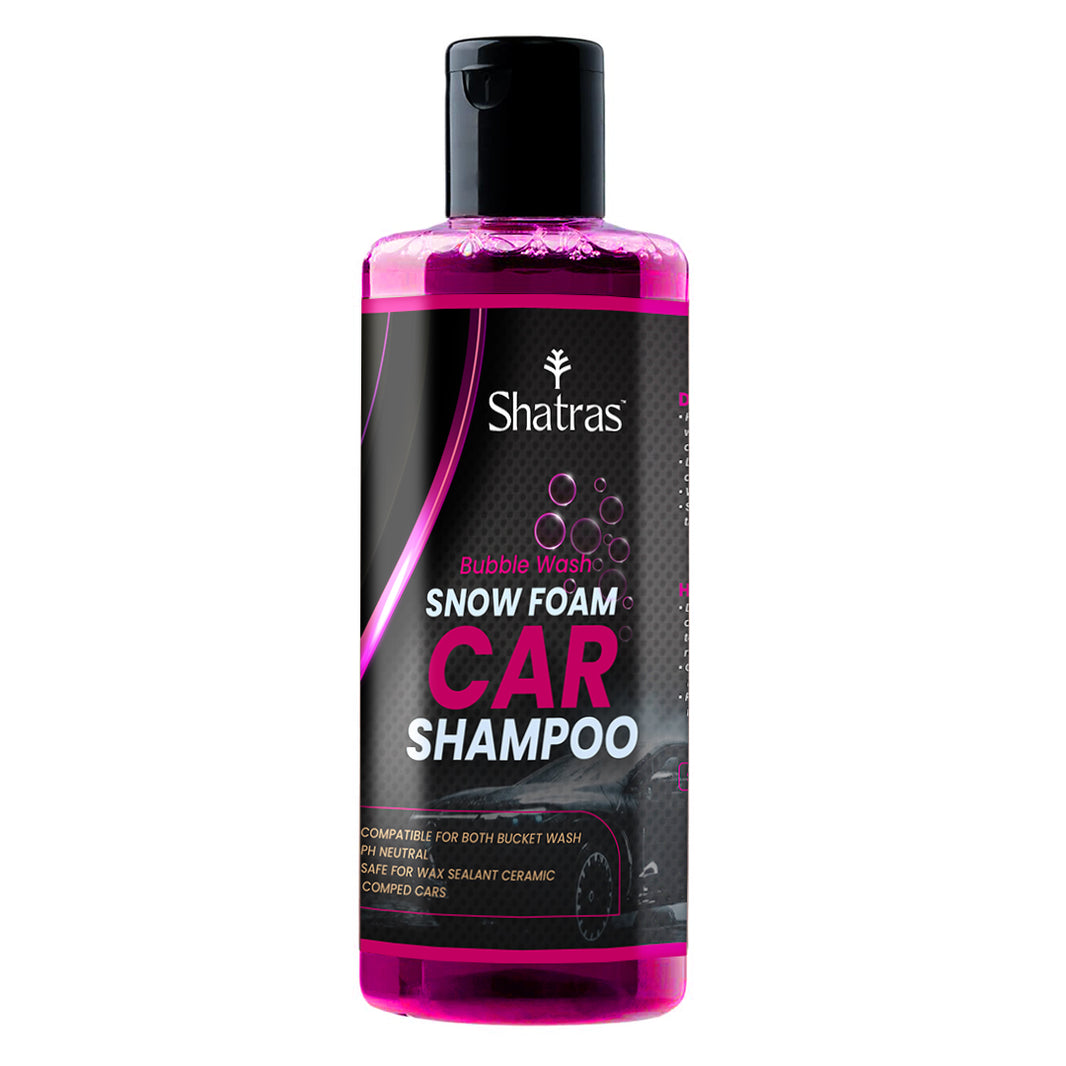 Shatras Snow Foam Car Shampoo – 300 ml Deep Clean with Rich Foam (Pink)