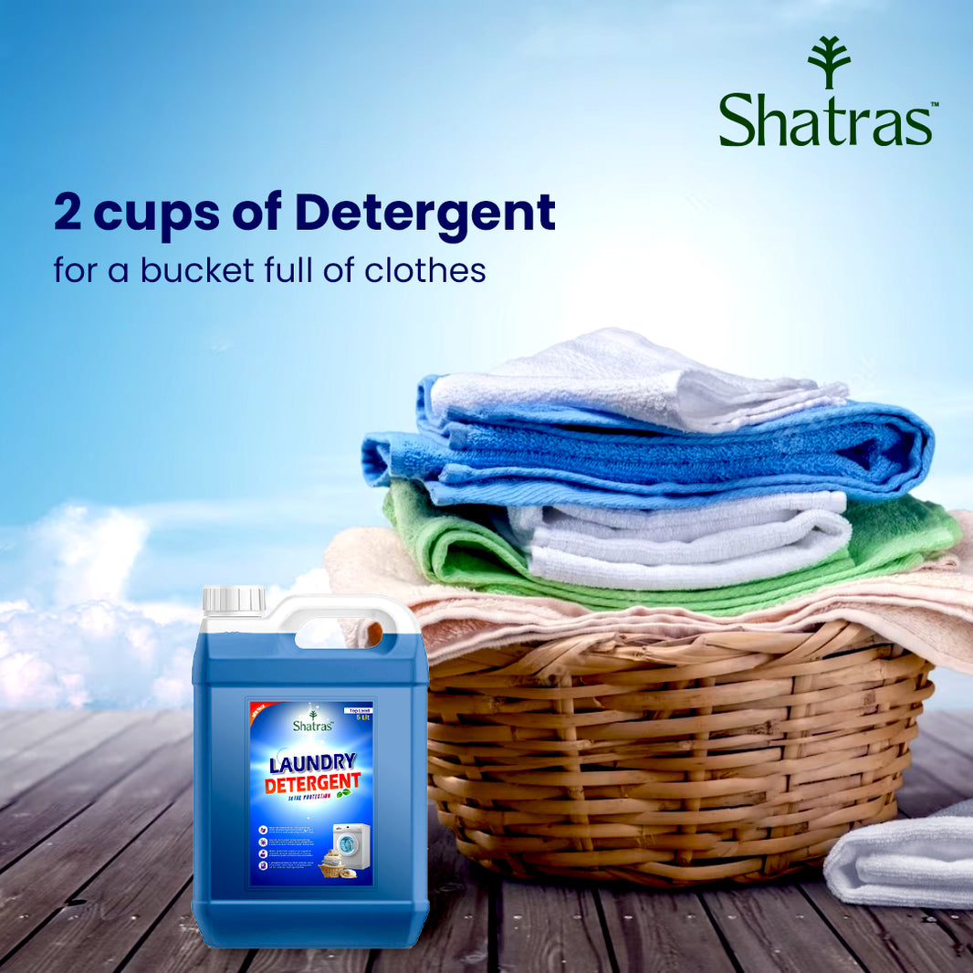 Shatras Premium Laundry Detergent Freshness in Every Wash (Blue)