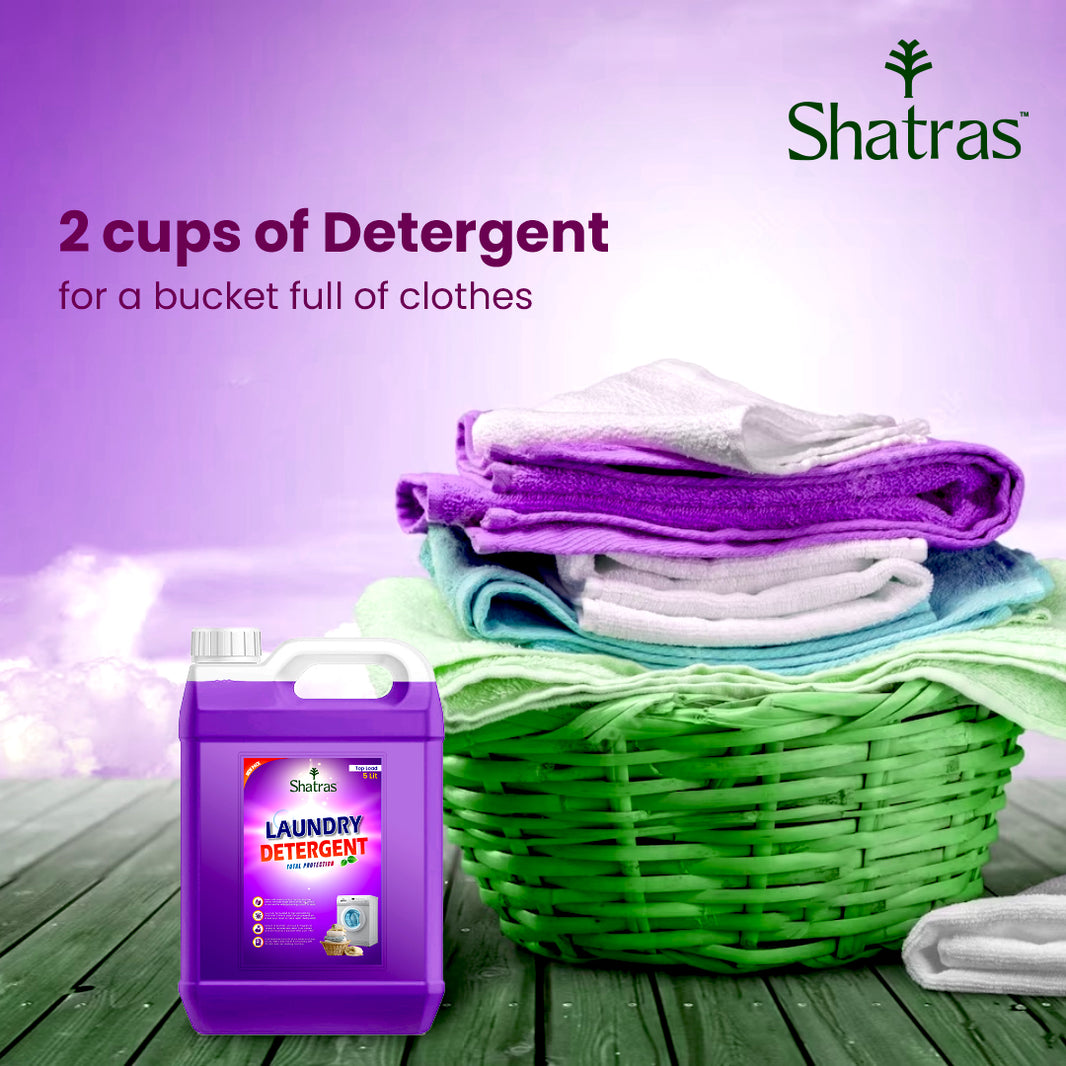 Shatras Premium Laundry Detergent Freshness in Every Wash (Purple)