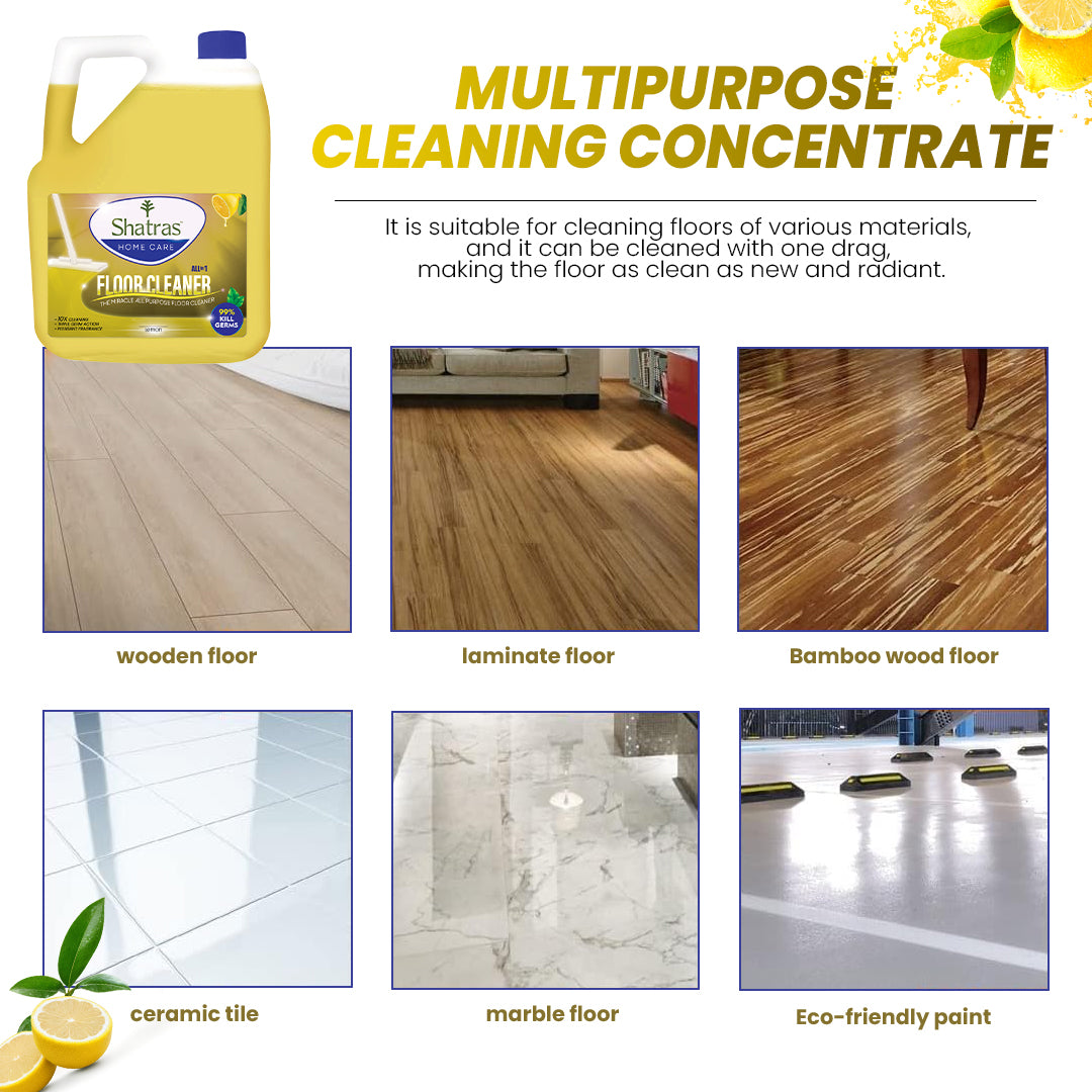 Floor cleaner for sensitive surfaces