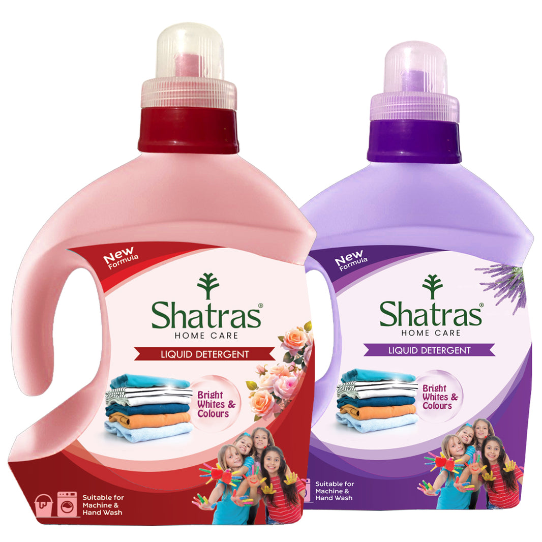 Shatras Front Load Laundry Liquid Detergent 5L x Pack of 2 | Non Toxic, Eco Friendly Best For Front Load
