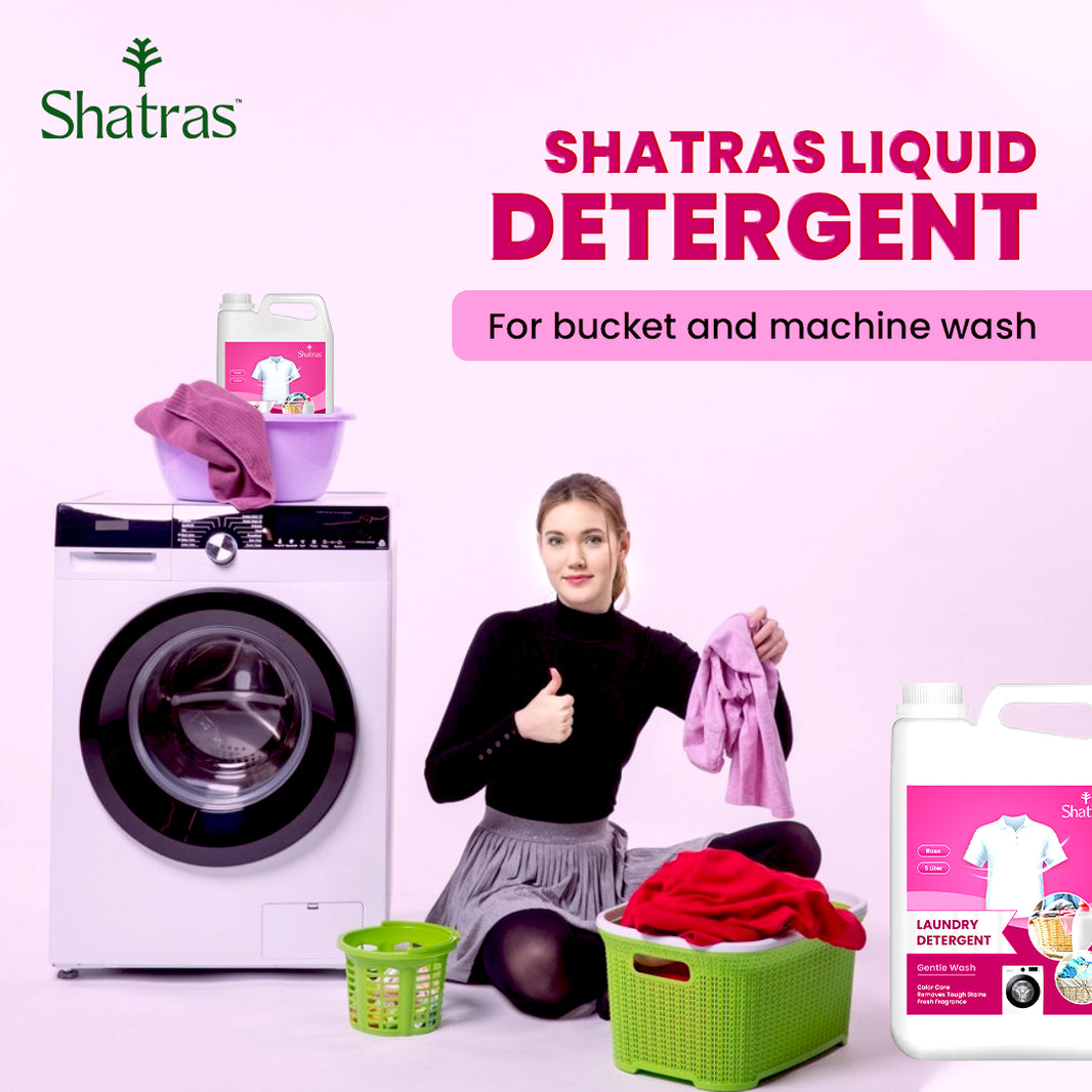 Liquid Detergent – One Solution for Every Wash (Pink)