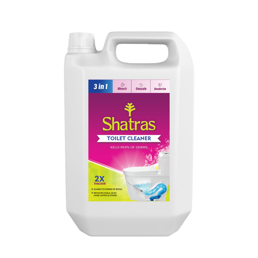 Shatras Home Care Toilet Cleaner - 10X Advanced Cleaning Power, Kills 99.9% Germs, Removes Stains & Fights Odors