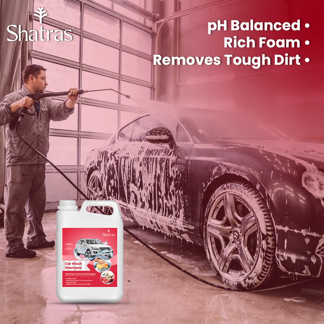 Foam car shampoo