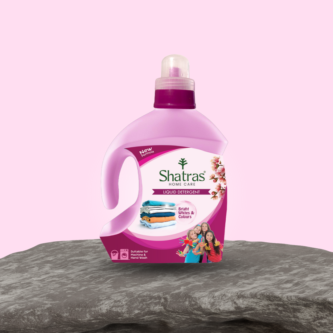 Shatras Eco-friendly 1 Liter Laundry Liquid Detergent (Pink)