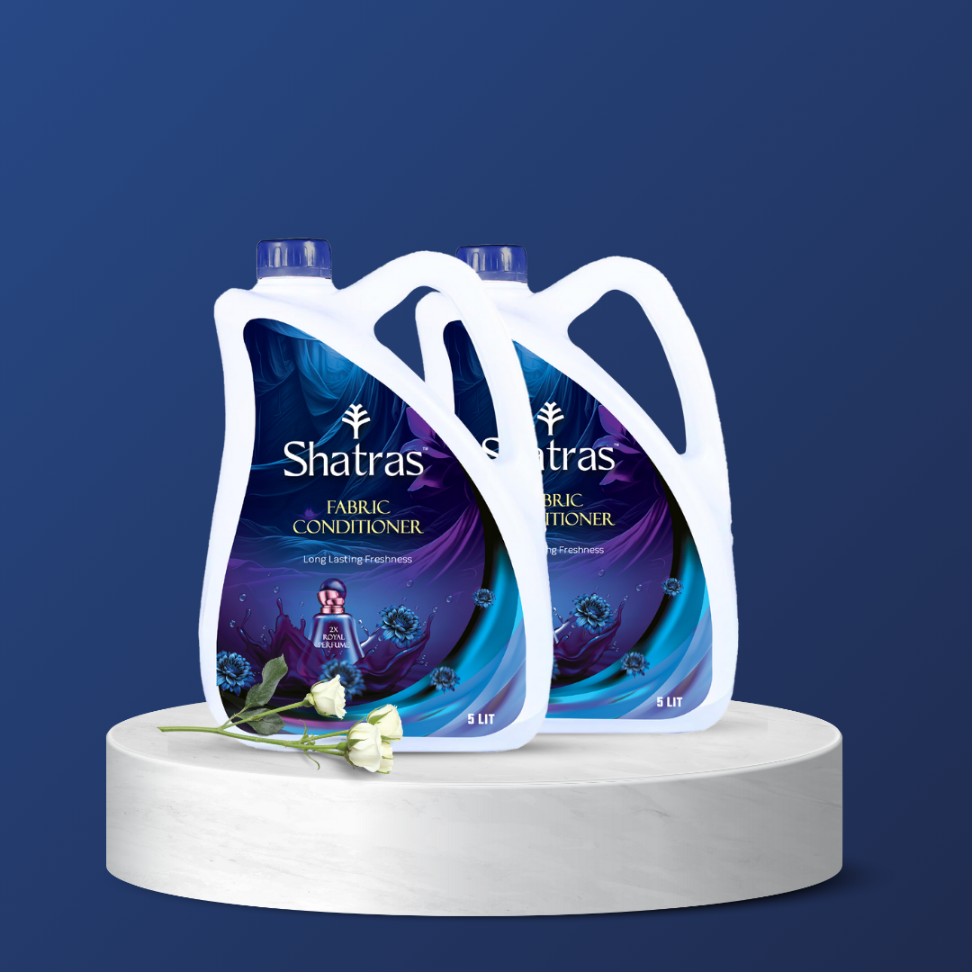 SHATRAS Combo Pack Of Lavender Royal Perfume Fabric Conditioner 2 X 5Liter