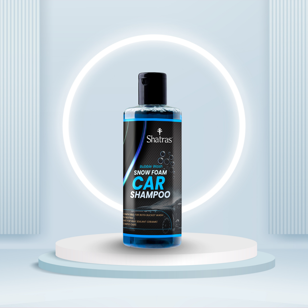 Shatras Snow Foam Car Shampoo – 300 ml Deep Clean with Rich Foam (Blue)