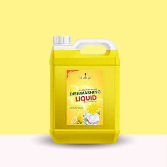 Dishwashing Liquid – Powerful Lemon Fresh Formula for Sparkling Clean Cookware (5L-Yellow)