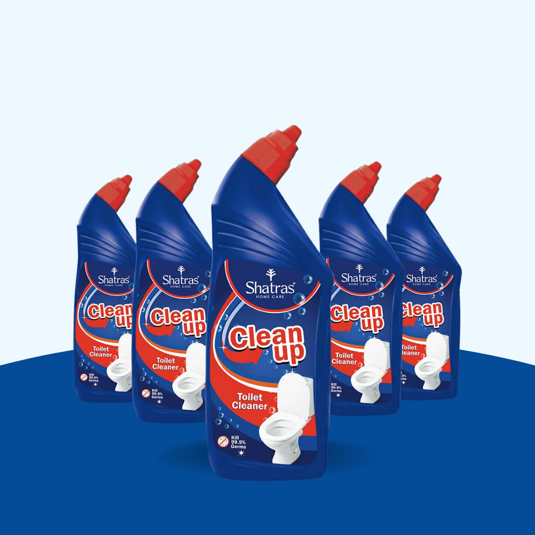 Shatras Toilet Cleaner Extra Thick Formula, Removes Stains, Rust & Hard Water Deposits (Pack Of 5)