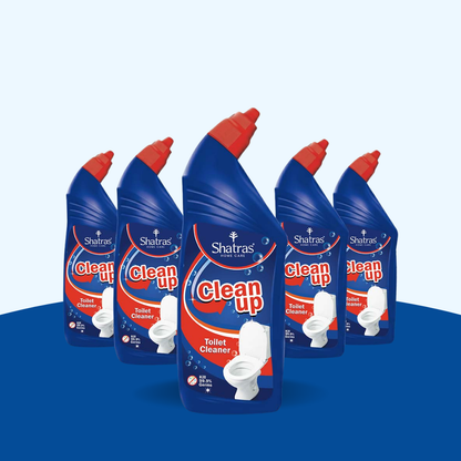 Shatras Toilet Cleaner Extra Thick Formula, Removes Stains, Rust & Hard Water Deposits (Pack Of 5)