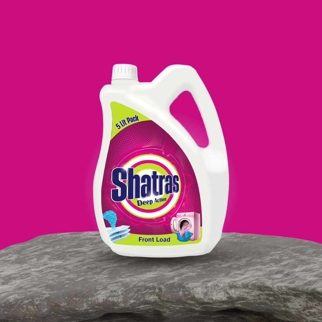 Shatras Deep Action 5 Liter Front Load Laundry Liquid Detergent(Pink)