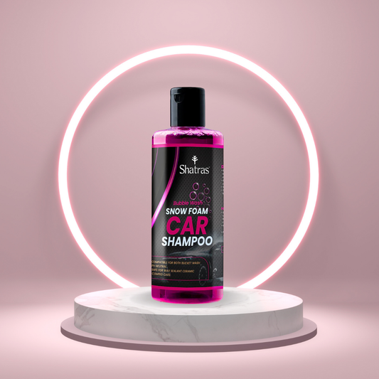 Shatras Snow Foam Car Shampoo – 300 ml Deep Clean with Rich Foam (Pink)
