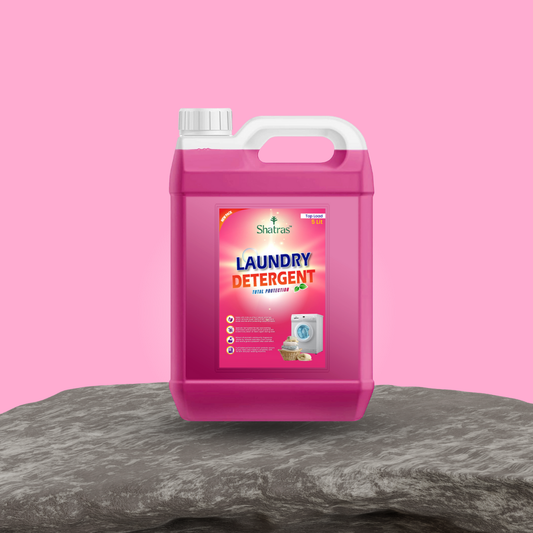 Shatras Premium Laundry Detergent Freshness in Every Wash (Pink) 5L