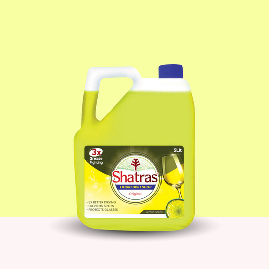 Shatras 5 L Liquid Dish Wash Gel With Active Green LimeSafe On Hands