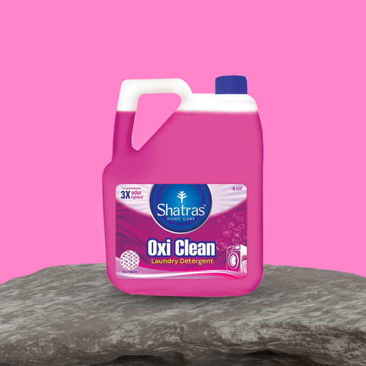 Shatras Laundry Liquid Detergent Hypoallergenic, Ultra Concentrated EasyDose, Free & Clear-Lavender & PinkLily 5L