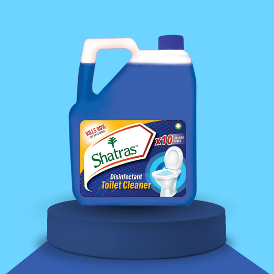 Shatras Toilet Cleaner 10X Power for Deep Clean (5L- Blue)