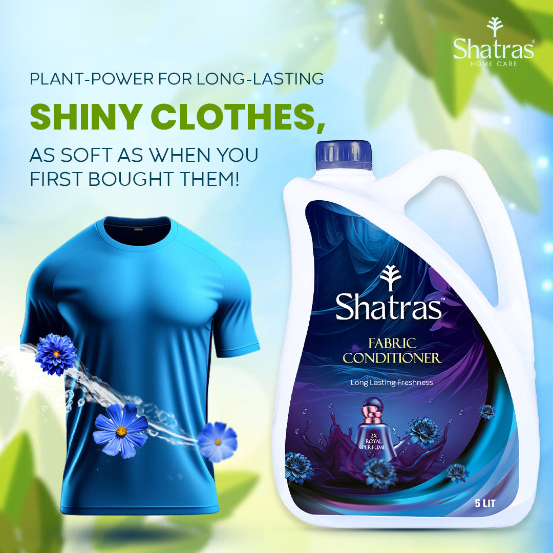 SHATRAS Combo Pack Of Lavender Royal Perfume Fabric Conditioner 2 X 5Liter