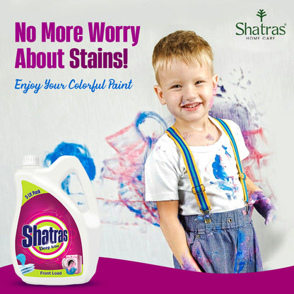 Shatras Deep Action 5 Liter Front Load Laundry Liquid Detergent(Pink)