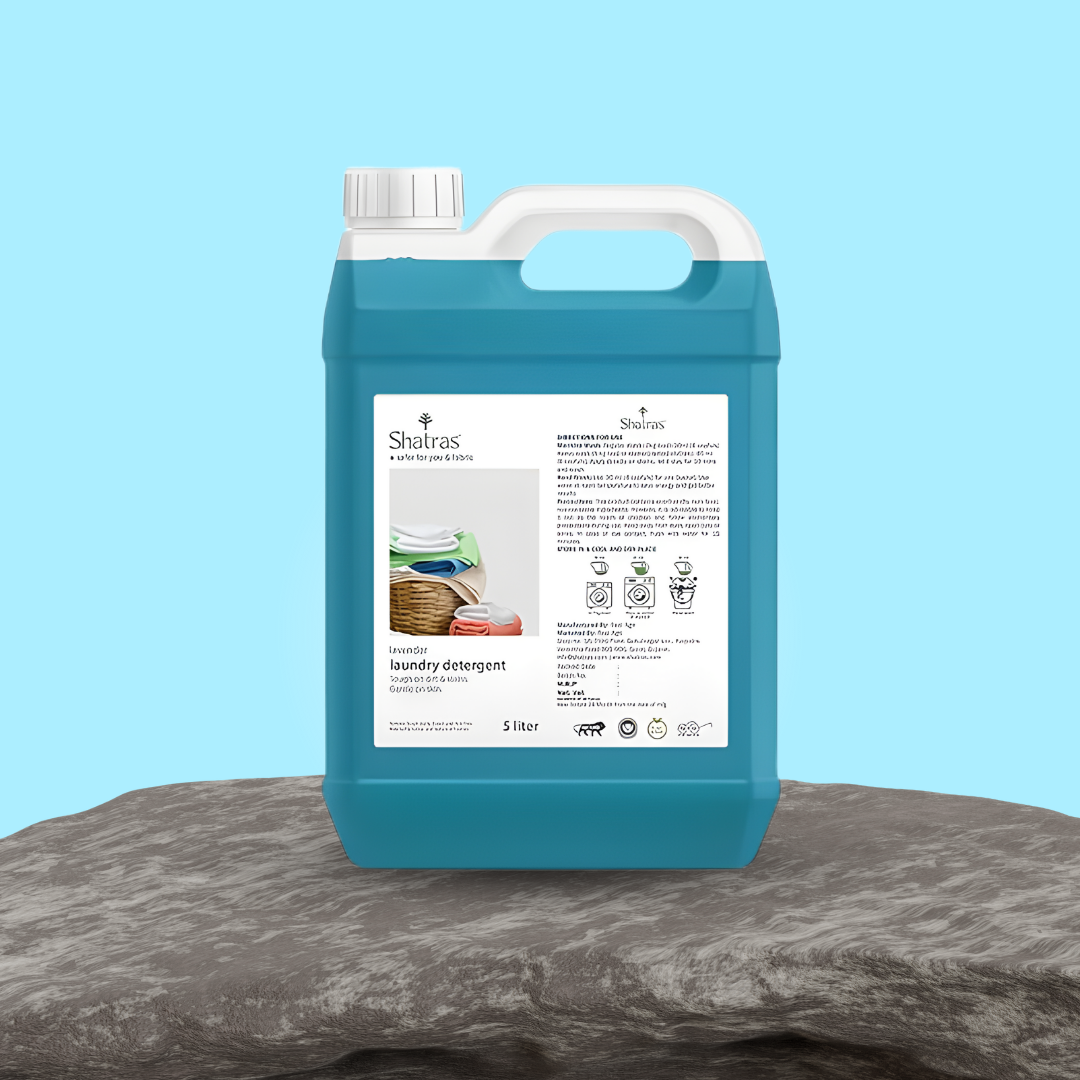 Shatras Liquid Detergent – 5L Deep Clean, Gentle Care