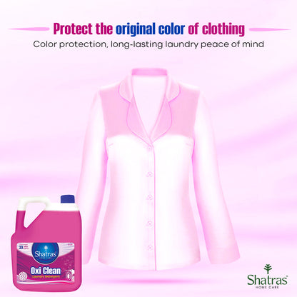 Shatras Laundry Liquid Detergent Hypoallergenic, Ultra Concentrated EasyDose, Free & Clear-Lavender & PinkLily 5L