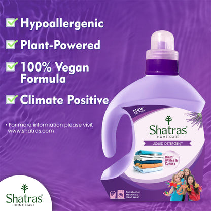 Shatras Eco-friendly 1 Liter Laundry Liquid Detergent (Purple)