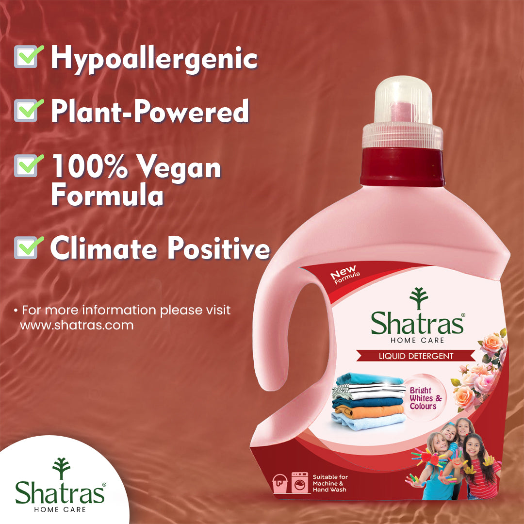 Shatras Eco-friendly 1 Liter Laundry Liquid Detergent (Red)