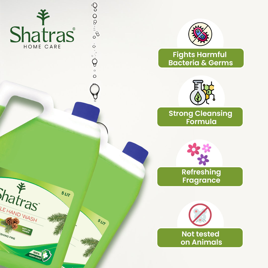 Shatras Handwash Liquid Refill Can - Refresh Pine