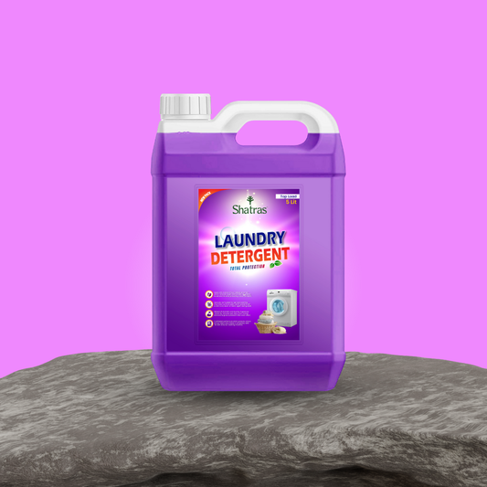 Shatras Premium Laundry Detergent Freshness in Every Wash (Purple) 5L