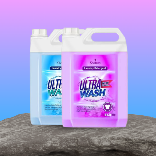 Shatras Ultra Wash 5L Combo – Dual Power for Ultra Clean & Fresh Clothes (Blue & Purple)