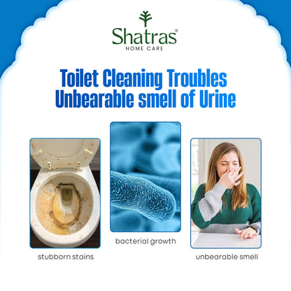 Shatras Disinfectant Toilet Bowl Cleaner - 5 L | Removes Toughest Stains With Sparkling Shine