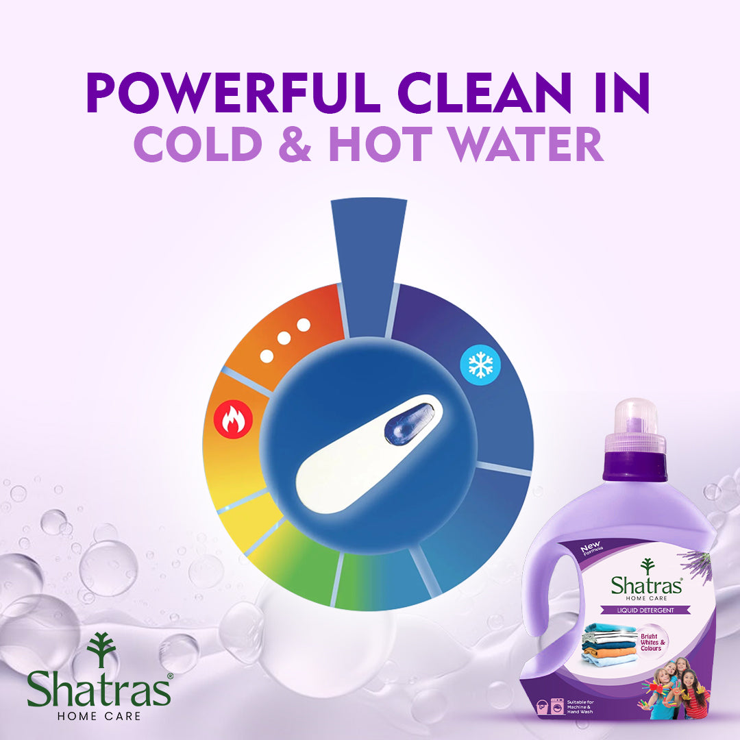 Shatras Eco-friendly 1 Liter Laundry Liquid Detergent (Purple)