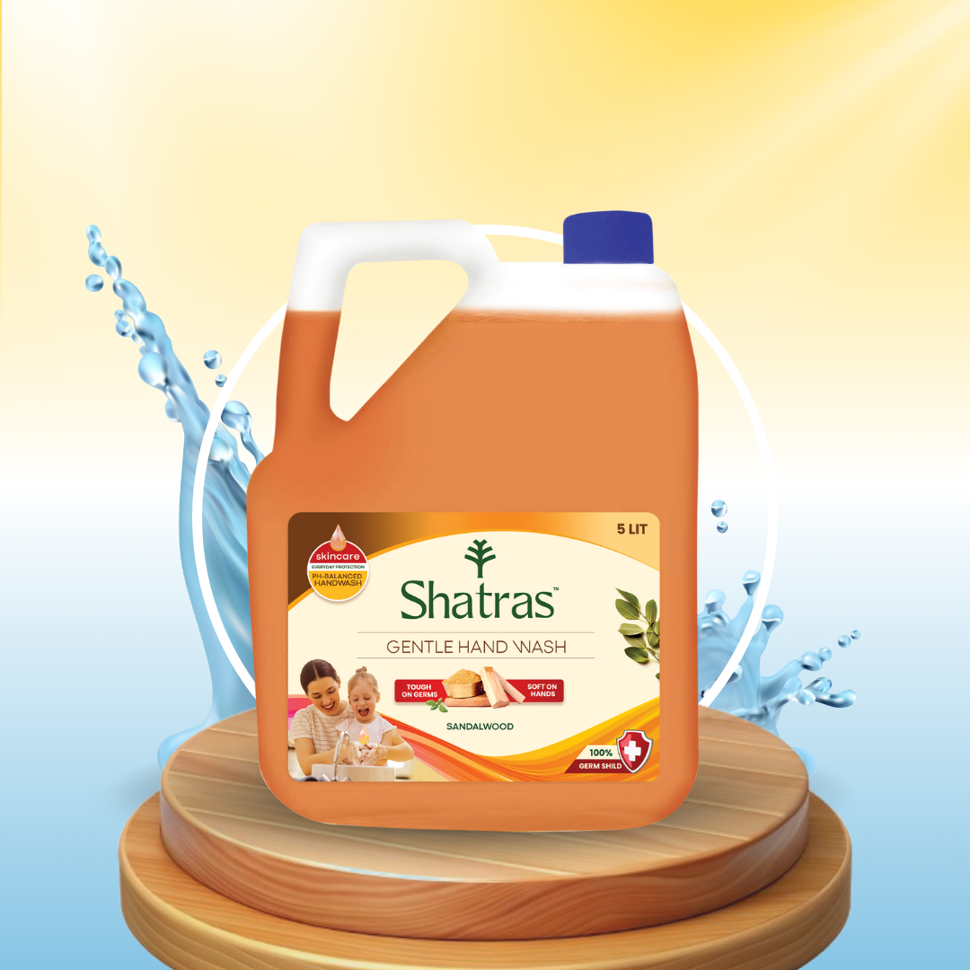 Shatras Gentle Hand Wash – 10X Germ Protection with a Refreshing Touch (Orenge)