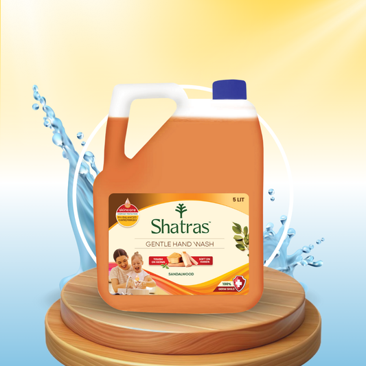 Shatras Gentle Hand Wash – 10X Germ Protection with a Refreshing Touch (Orenge)