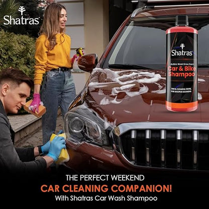 Shatras Foam Car Wash Shampoo Concentrate - pH Neutral(Red)