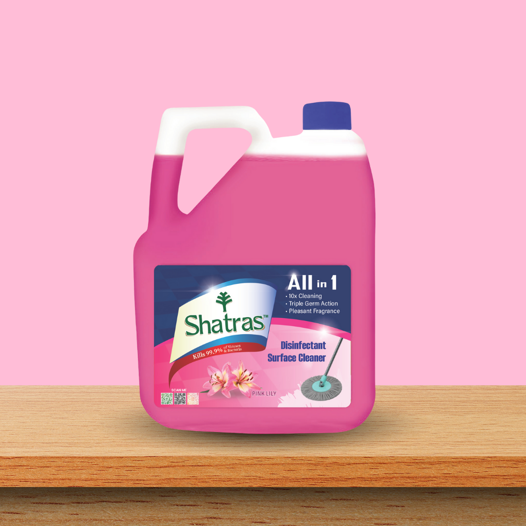 Shatras All-in-1 Floor Cleaner – Safe, Powerful & Refreshingly Clean (Pink)