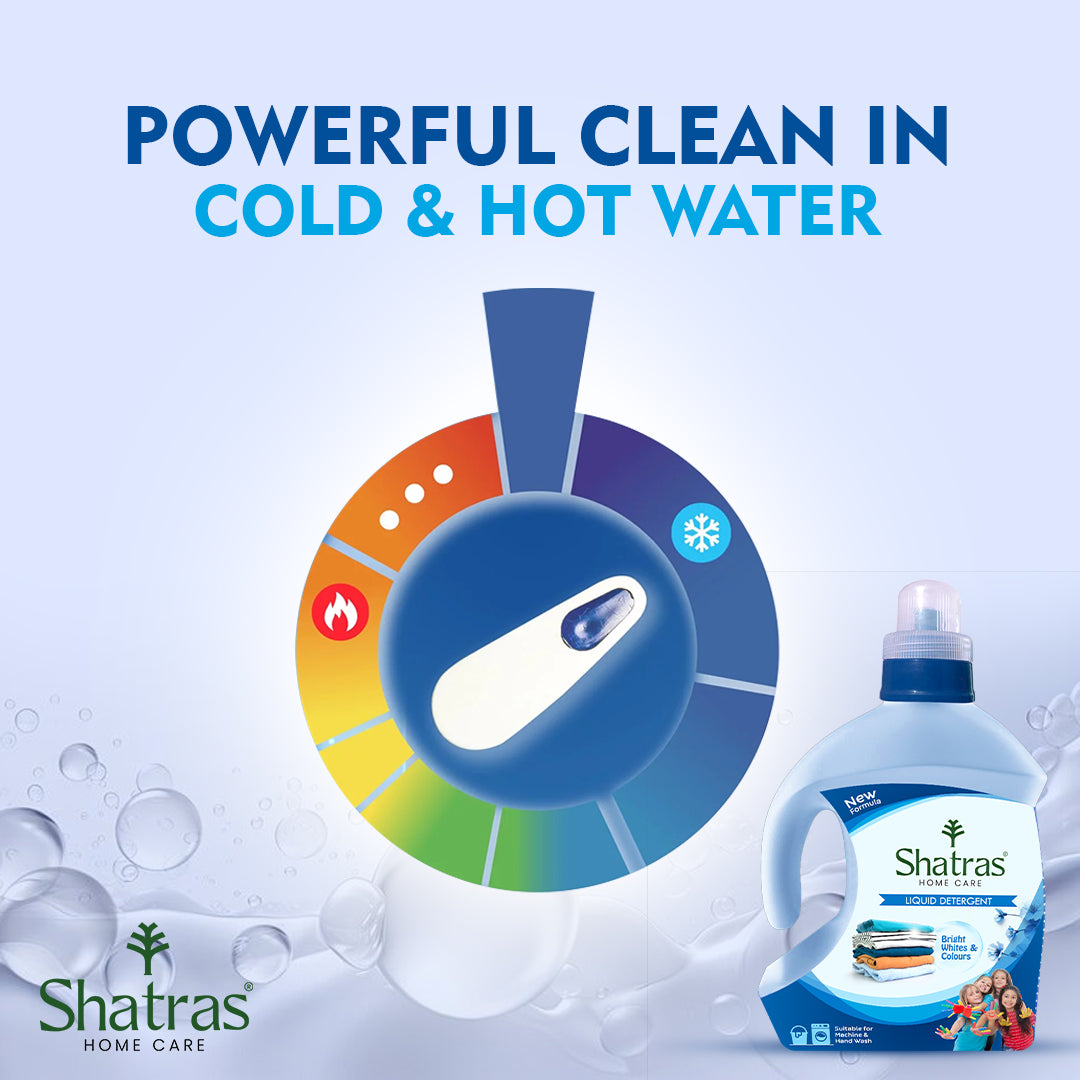 Shatras Eco-friendly 1 Liter Laundry Liquid Detergent (Blue)