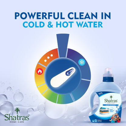 Shatras Eco-friendly 1 Liter Laundry Liquid Detergent (Blue)