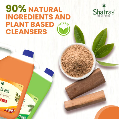 Shatras Handwash Liquid Refill Can - Refresh Pine & Sandalwood