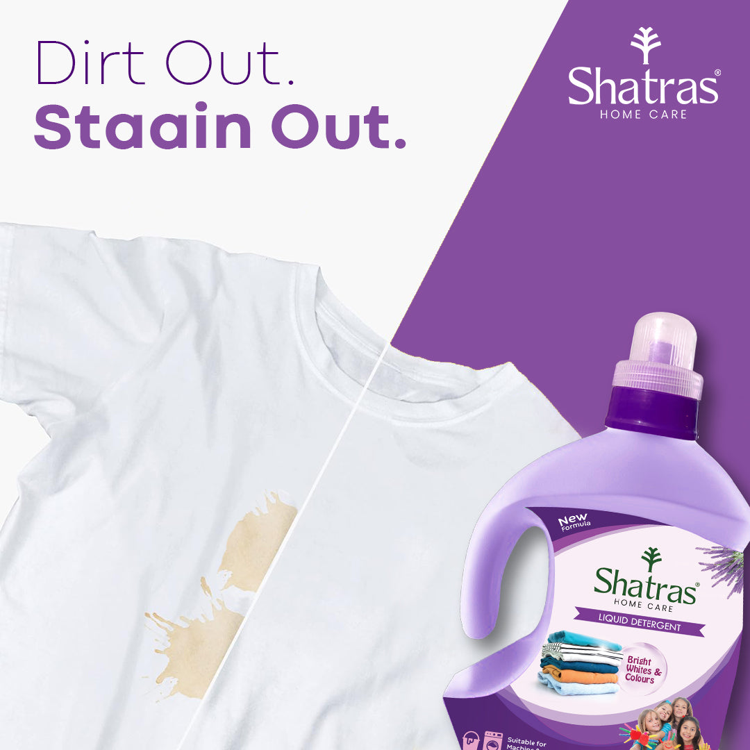 Shatras Eco-friendly 1 Liter Laundry Liquid Detergent (Purple)