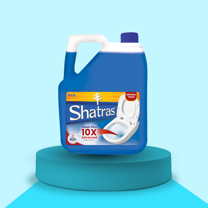 shatras 5 Liter Toilet Cleaner, Kills 99.9% Of Germ With Sparkling Shine Floral Liquid Toilet Cleaner