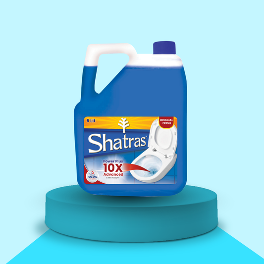 shatras 5 Liter Toilet Cleaner, Kills 99.9% Of Germ With Sparkling Shine Floral Liquid Toilet Cleaner