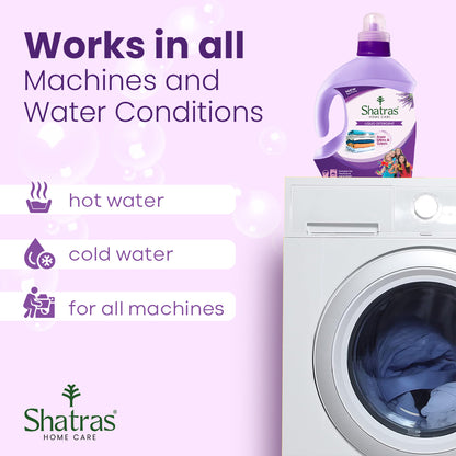 Shatras Eco-friendly 1 Liter Laundry Liquid Detergent (Purple)