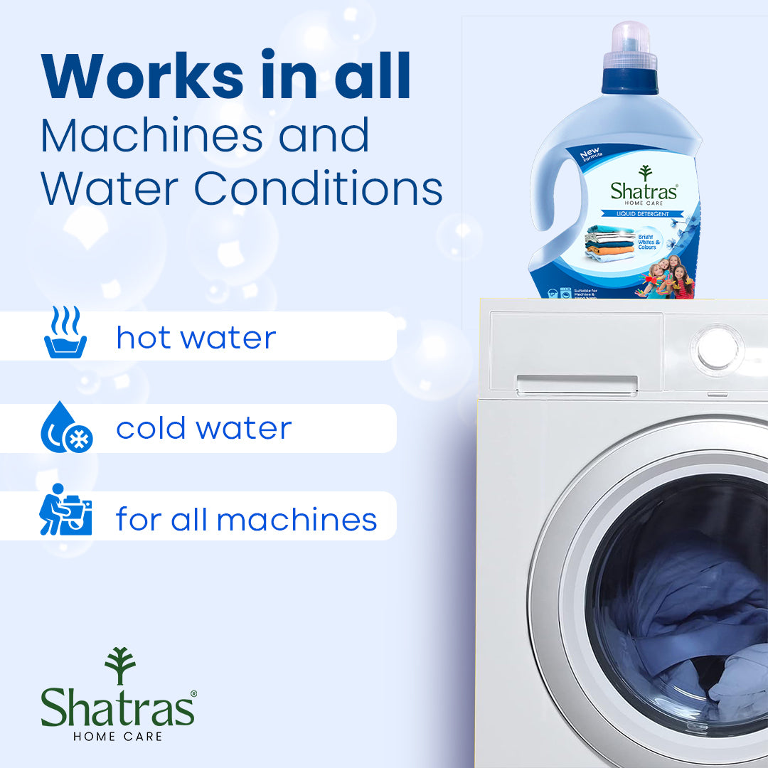 Shatras Eco-friendly 1 Liter Laundry Liquid Detergent (Blue)
