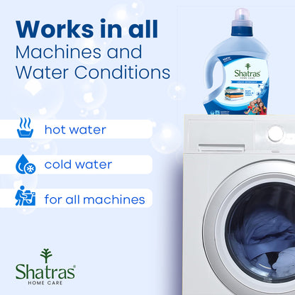 Shatras Eco-friendly 1 Liter Laundry Liquid Detergent (Blue)