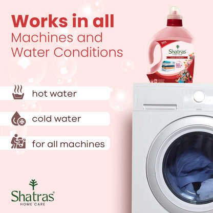 Shatras Eco-friendly 1 Liter Laundry Liquid Detergent (Red)
