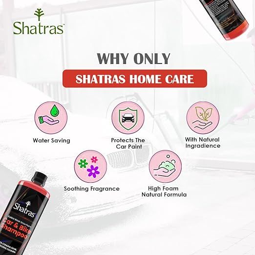 Shatras Foam Car Wash Shampoo Concentrate - pH Neutral(Red)
