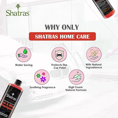 Shatras Foam Car Wash Shampoo Concentrate - pH Neutral(Red)
