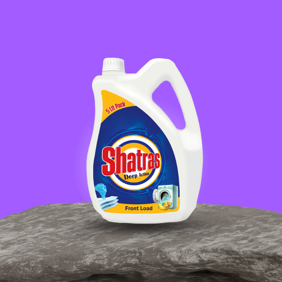 Shatras 5 Liter Deep Action - Front Load Laundry Liquid Detergent(Blue)